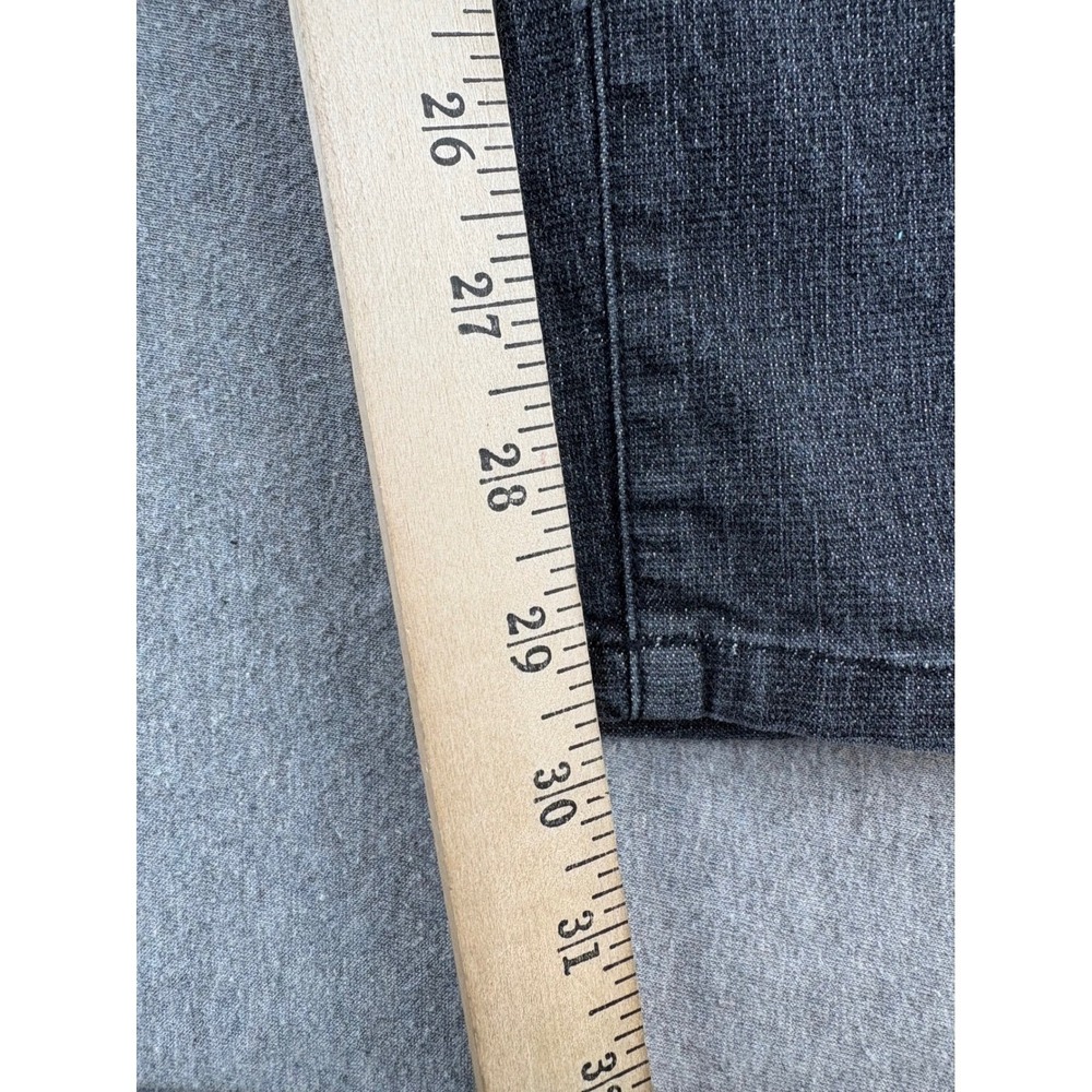 Calvin Klein Jeans Women's Size 7 Dark Gray Wash High Rise‎ Straight Leg Denim - Picture 7 of 10